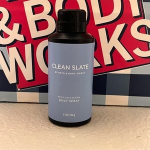 Bath & Body Works Clean Slate for Men 3.7 fl oz Body Spray.